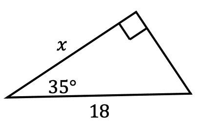 Х
35°
18