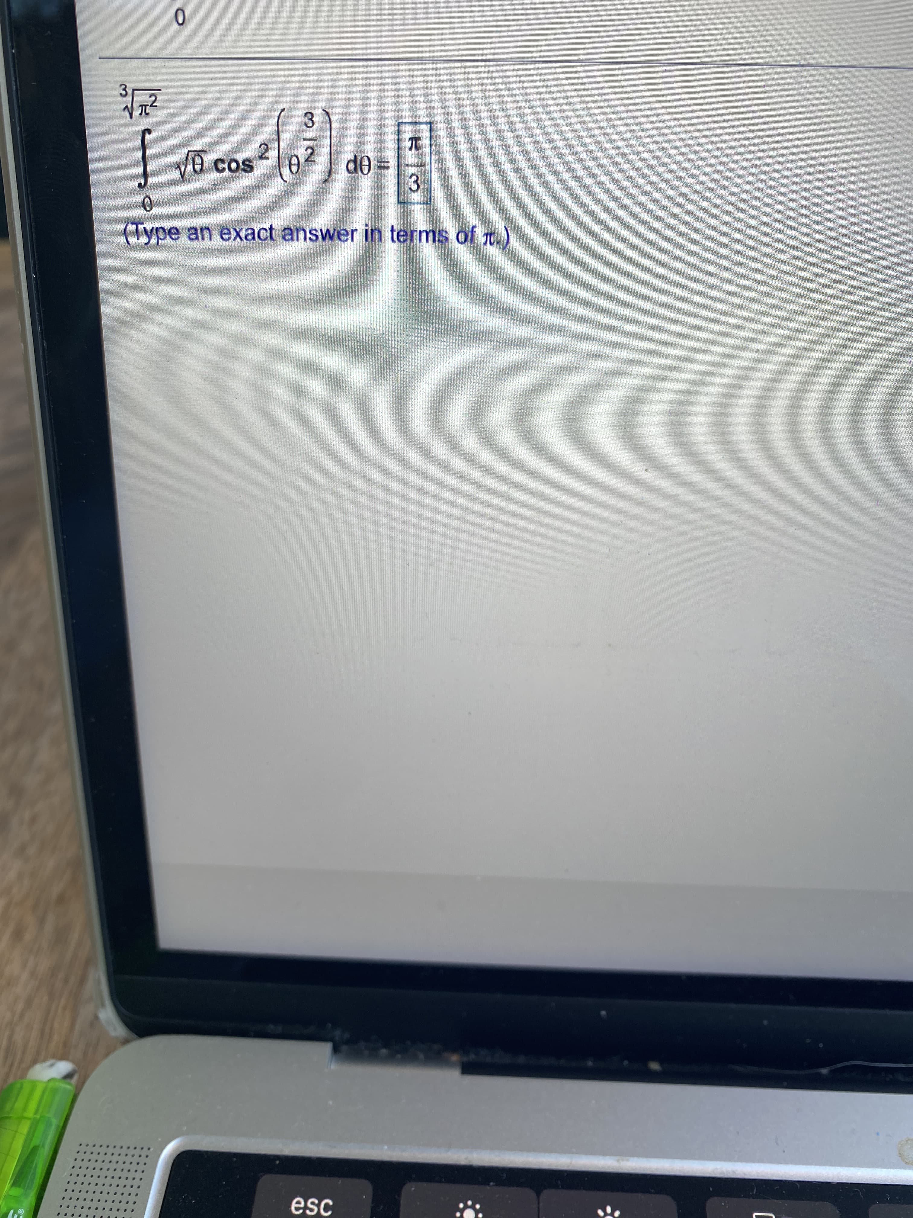 esc
(Type an exact answer in terms of r.)
0.
3.
= op
soɔ eM
2.
二
3.
.2
3.
