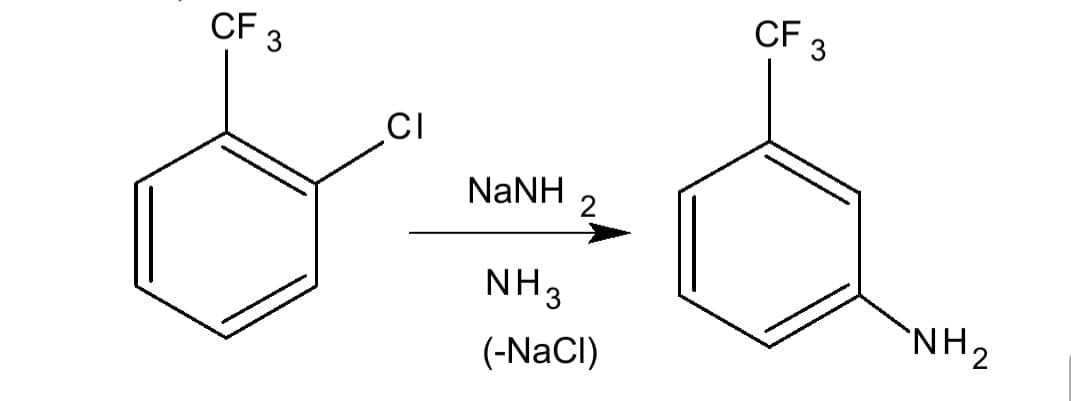 CF 3
CF 3
.CI
NaNH
NH3
'NH2
(-NaCI)
