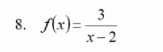 8. Ax)= -
3.
