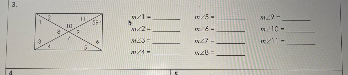 3.
m²] =
11
59°
m25 =
m29 =
10
8
m22 =
9
m26 =
m210 =
7
3.
4
m23 =
m27 =
mZ1] =
m24 =
m28 =
