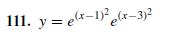 111. y
ш. у 3 еб-19 а-3?
- elx-1)?,(r–3)2
