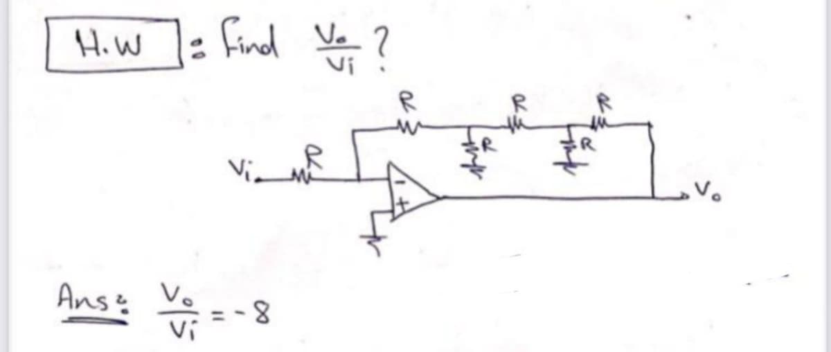 H.W
Ans &
Find Vor ?
V =
8
R
Love