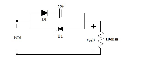 50V
D1
+
T1
Vi(t)
10ohm
Vo(t)
+
