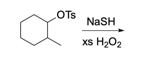 OTS
NaSH
xs H₂O₂