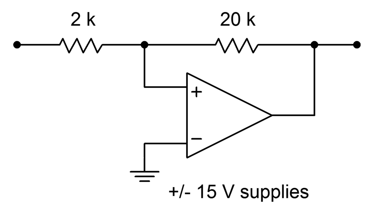 2k
m
+
20 k
W
+/- 15 V supplies