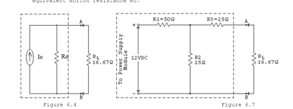 Io
20
Figure 6.4
U
RL
16.670
To Power Supply
Module
12VDC
R1-500
www
R2
250
R3-250
B
Figure 6.7
RL
16.670