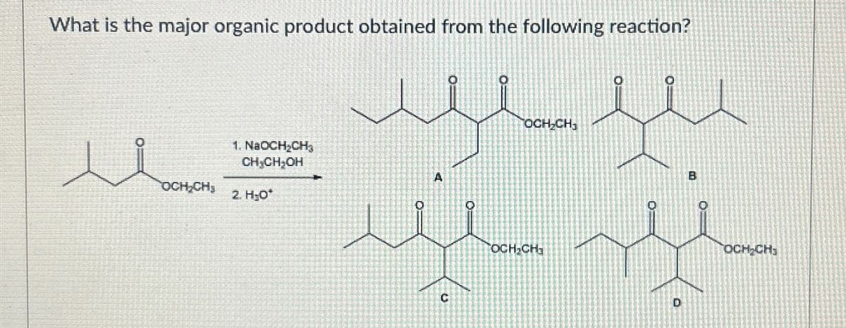 What is the major organic product obtained from the following reaction?
OCH₂CH₂
1. NaOCH₂CH₂
CH₂CH₂OH
2:0
سيد
مجله میند
OCH₂CH₂
CH