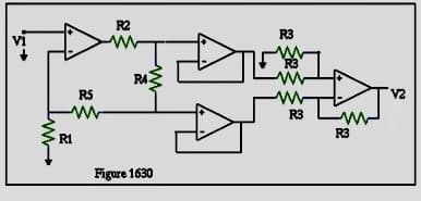 R2
R3
R3
R4.
RS
V2
R3
R3
R1
Figure 1630
