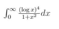 (log z)4
0
-dx
1+x²
+r²
