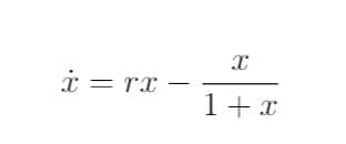 * = rx –
1+ x
