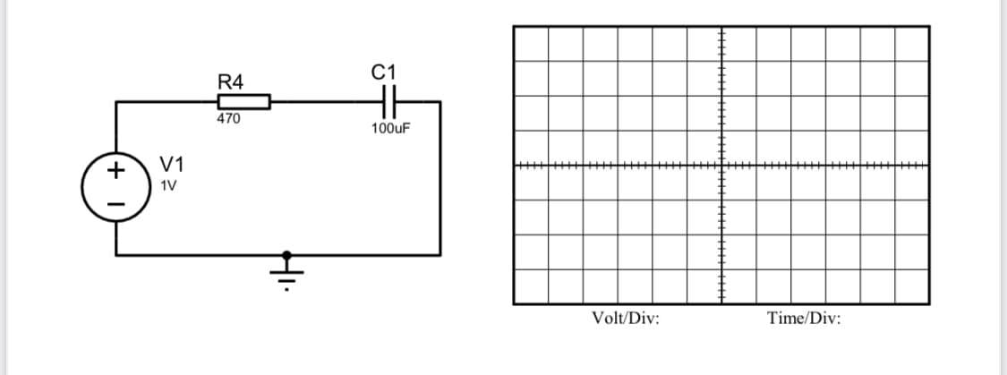 C1
R4
470
100uF
V1
1V
Volt/Div:
Time/Div:
HI.
