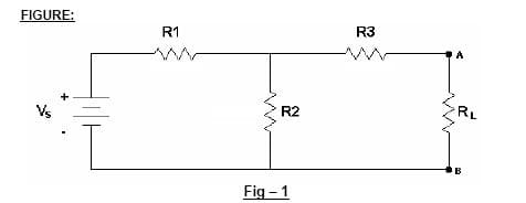 FIGURE:
R1
R3
R2
RL
Vs
Fig – 1
