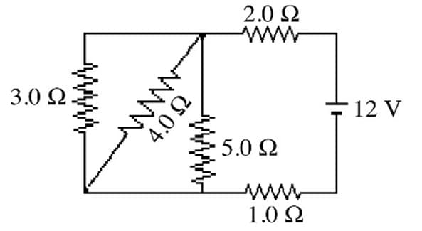 3.0 Ω
-
4.0 Ω
2.0 Ω
ΑΛΛΑ
5.0 Ω
1.0 Ω
· 12 V