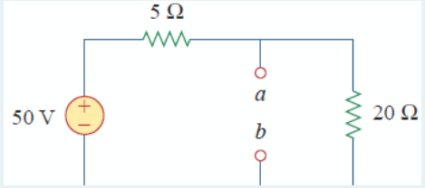 5Ω
α
50 V
20 Ω
(+ 1)
