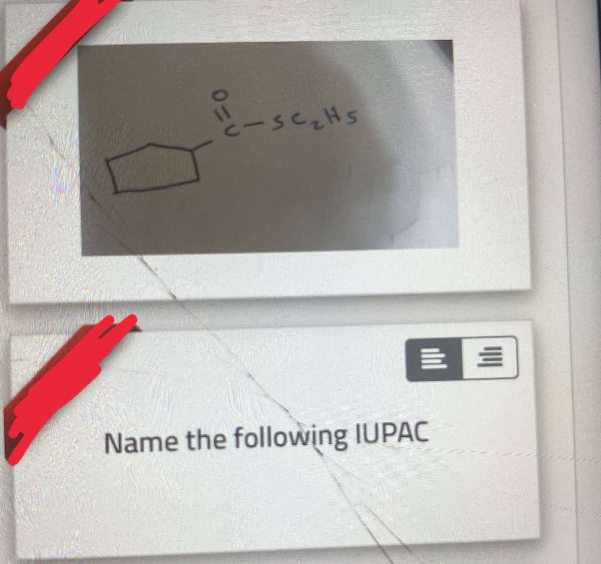 と-scaHs
Name the following IUPAC
