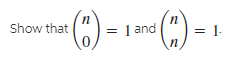 Show that
п
()-
= 1-
1 and
п,
