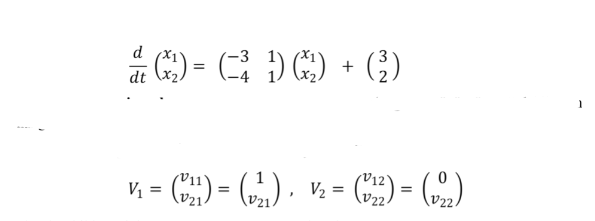 G) = ( ) G) + (;)
d
dt
V, = C) - G), - C) - C)
V2.
