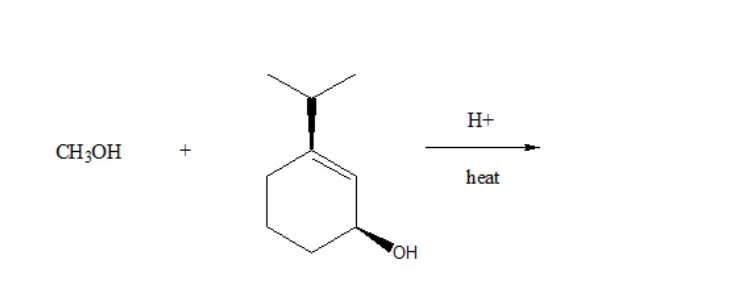 H+
CH3OH
heat
он
+
