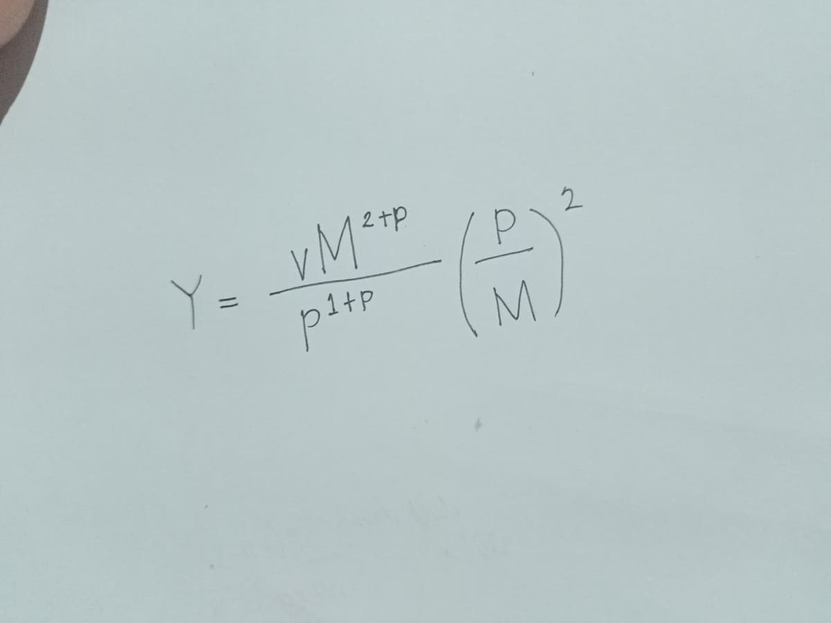 2+p
тр
Y = _VM ²+P
1+p
M
2