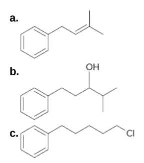 a.
b.
OH
C.
CI

