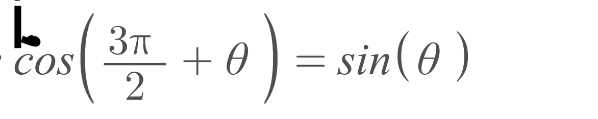 bos ( 37 +
3π
COS
2
+ 0) = sin(0)