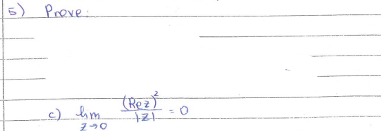 Prove.
Z40
(Rez) ²
+Z1
?
0