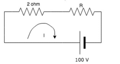 2 ohm
R.
100 V
