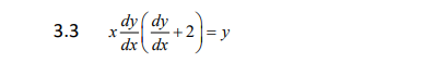 +2= y
dx dx
3.3
