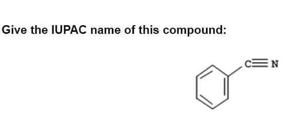 Give the IUPAC name of this compound:
