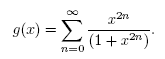 g(x) = LI+ 2")
n=0
