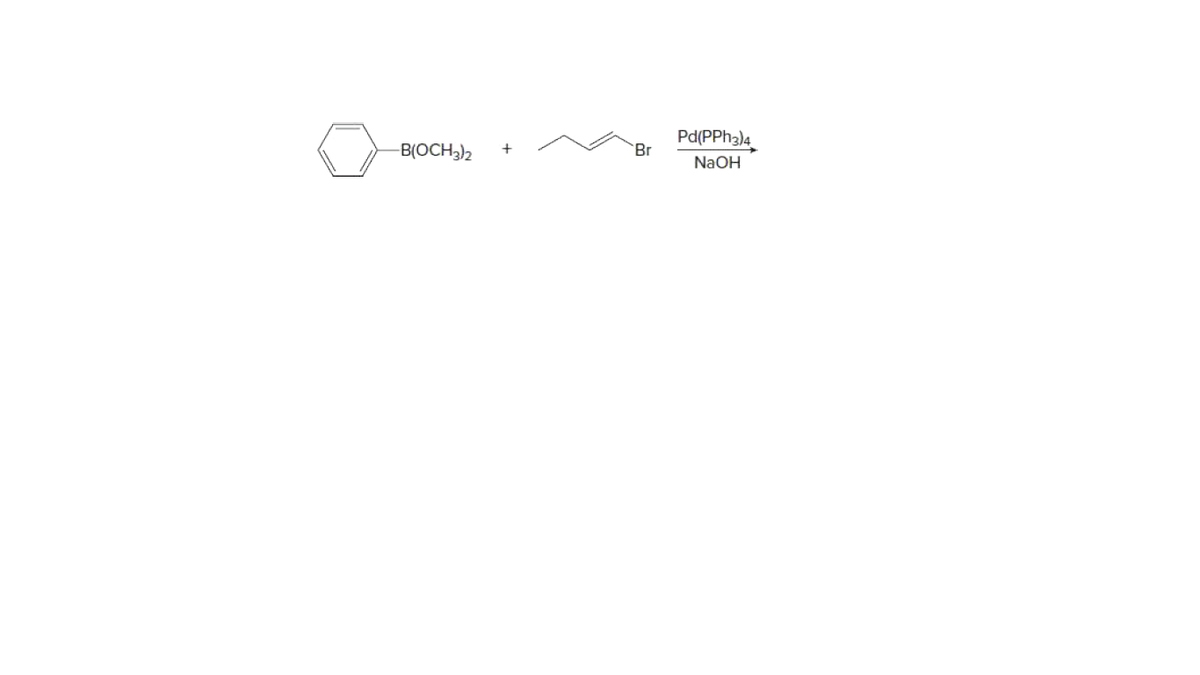 Pd(PPh3)4
B(OCH3)2
Br
NaOH
