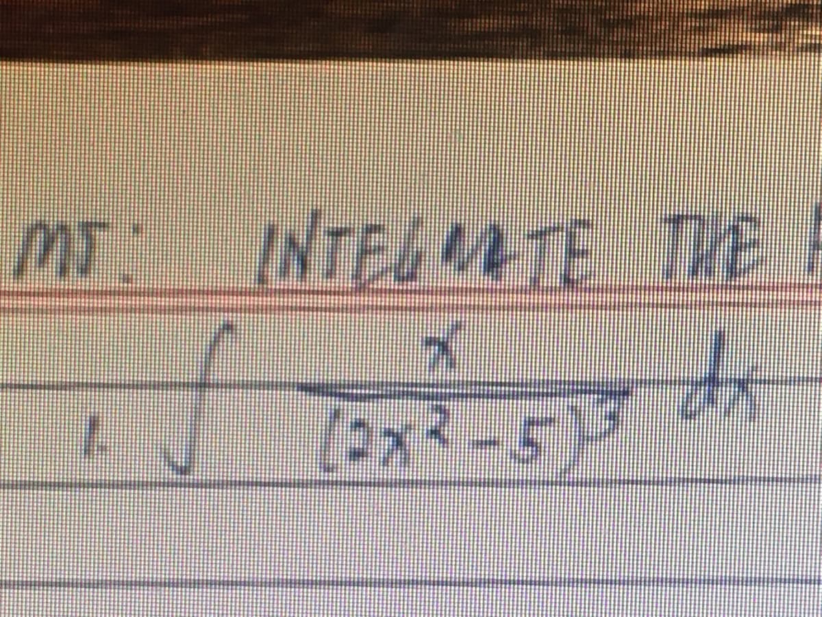 MT INTEGMTE THE
(2x3-5
