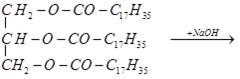 CH,-0-CO-G-H
ҫн-0-со-с-Hgs
CH, -0-CO-C,,H35
35
+NaOH
