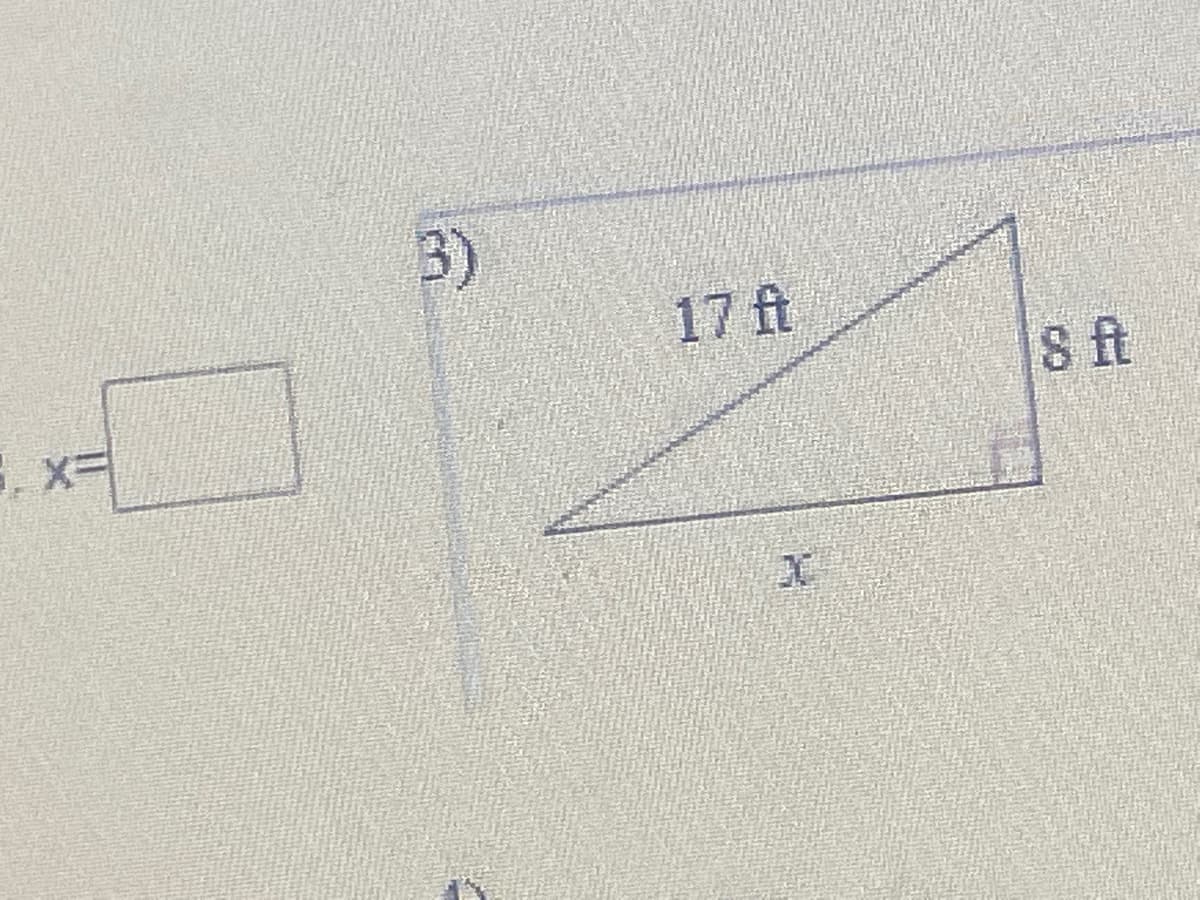 3)
17 ft
ft
