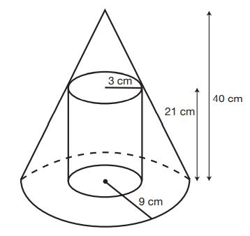 3 cm
40 cm
21 cm
9 cm
