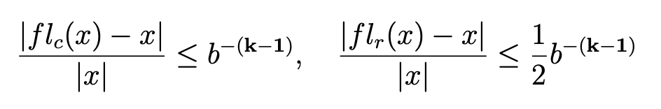 |ƒle(x) − x|
|x|
≤ 6−(k-1)
9
| ƒ²₁(x) − x| ≤ 1/26 - (k-1)
|flr(x)
|x|