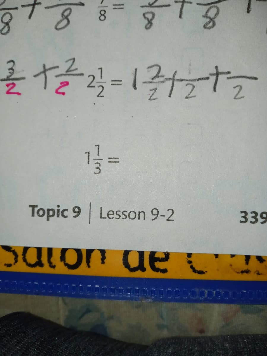 8.
8.
Topic 9 Lesson 9-2
6.
339
Salon de C
II
1/3
