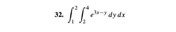 еЗx-У dy dx
32.
