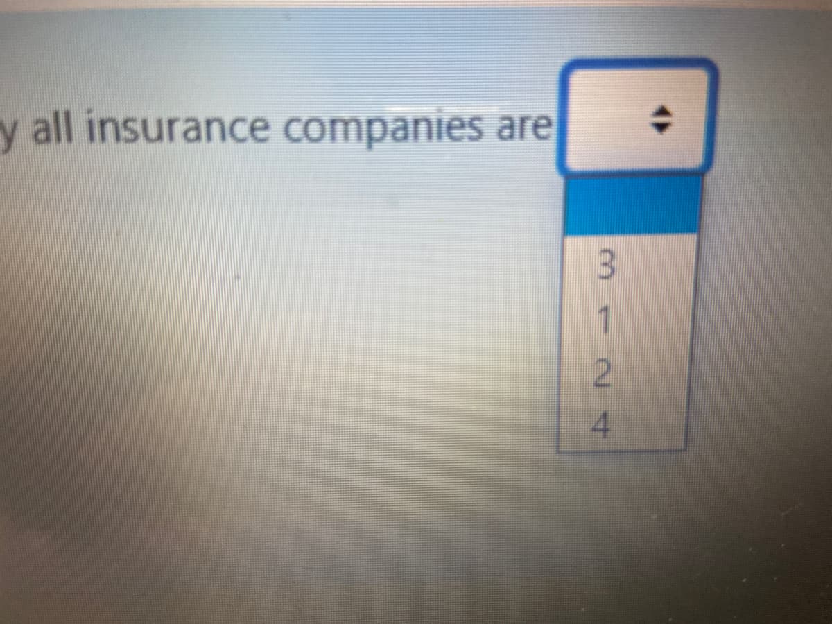 y all insurance companies are
1
2.
4.
