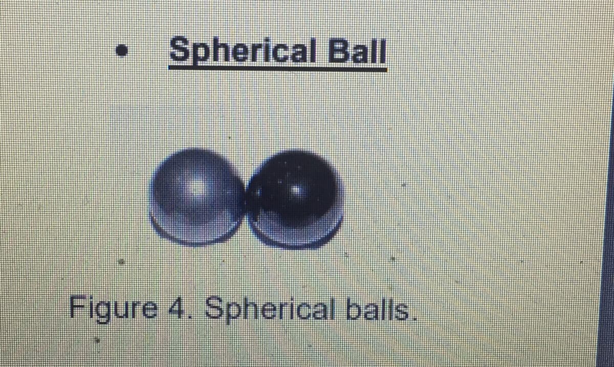 Spherical Ball
Figure 4. Spherical balls.
