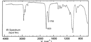 1755
1820
IR Spectrum
Okquid tim)
2000
Y (cm
4000
3000
1600
1200
800
