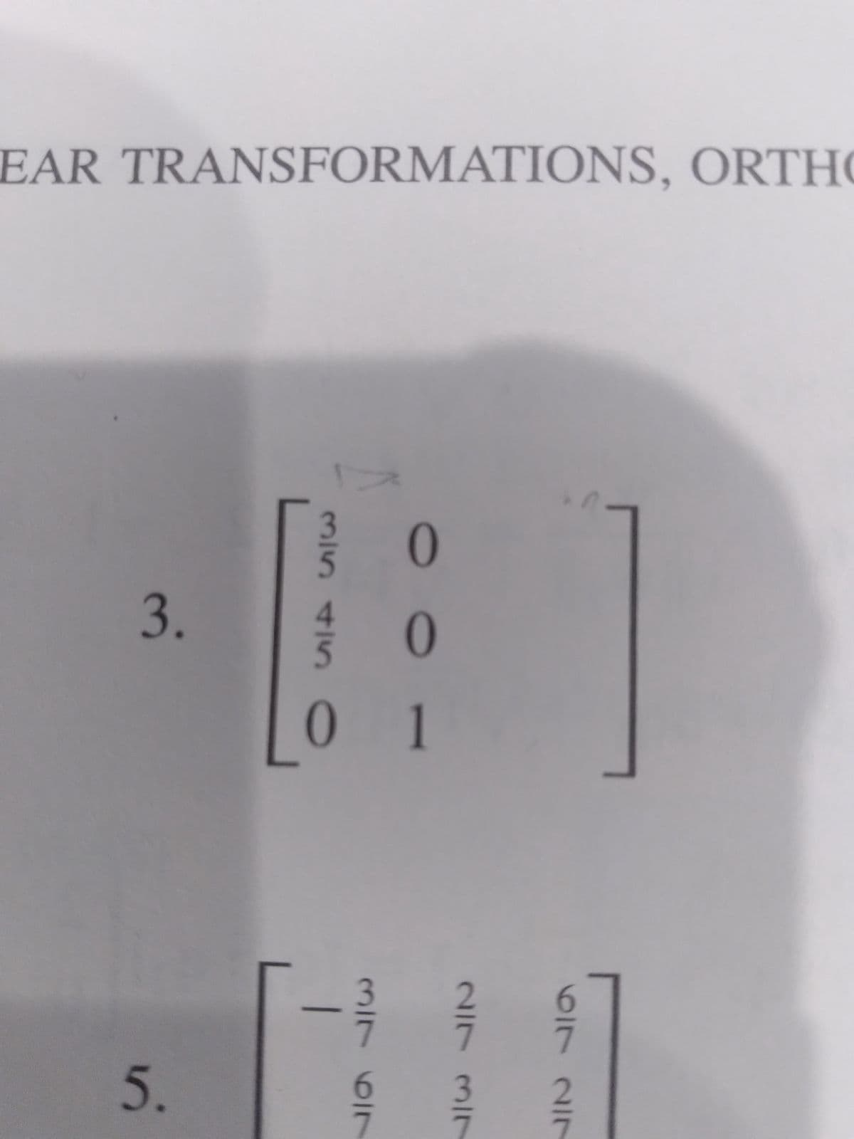 EAR TRANSFORMATIONS, ORTHO
3.
5.
35 45
0
0
01
7 7
67 217