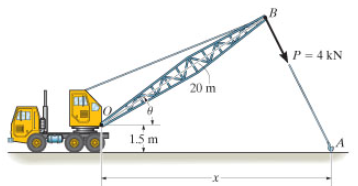 1.5 m
20 m
-X-
B
P = 4 kN