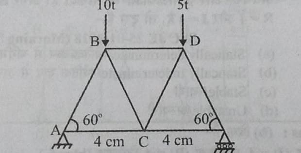 10t
5t
B
D
60
4 cm C 4 cm
A 60°
С 4
