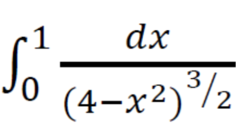 Ső
dx
3
(4-x²)³/₂ 2