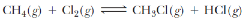 CH4(g) + Clg(g)
CH3CI(g) + HCI(g)
