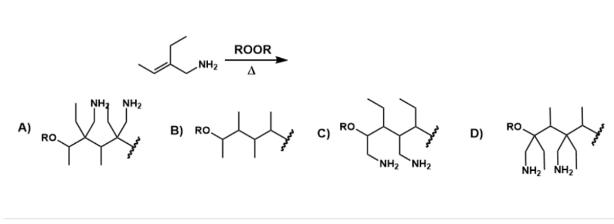 A)
RO.
NHa NH2
NH₂
B) RO.
ROOR
A
C)
RO.
NH2 NH2
D)
RO
gy
NH2' NH2