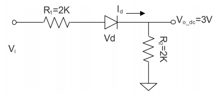 R=2K
oVo dc=3V
Vd
V,
R=2K
