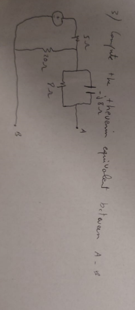 3) Compute
SA
the theven equivalent between A-
-jor
가
Pr
Згол